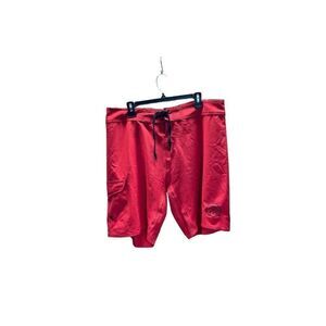 Burnside Red Trunks Swim Size 38